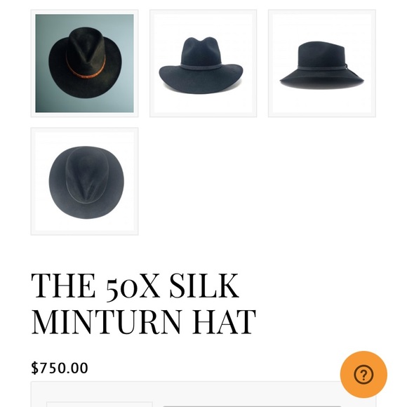 Kemo Sabe - “THE 50X SILK MINTURN HAT” with one of a kind customized hat band